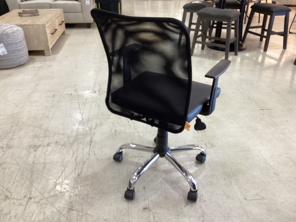 83205 (8528-13) Black Rolling Office Chair 25x20x40