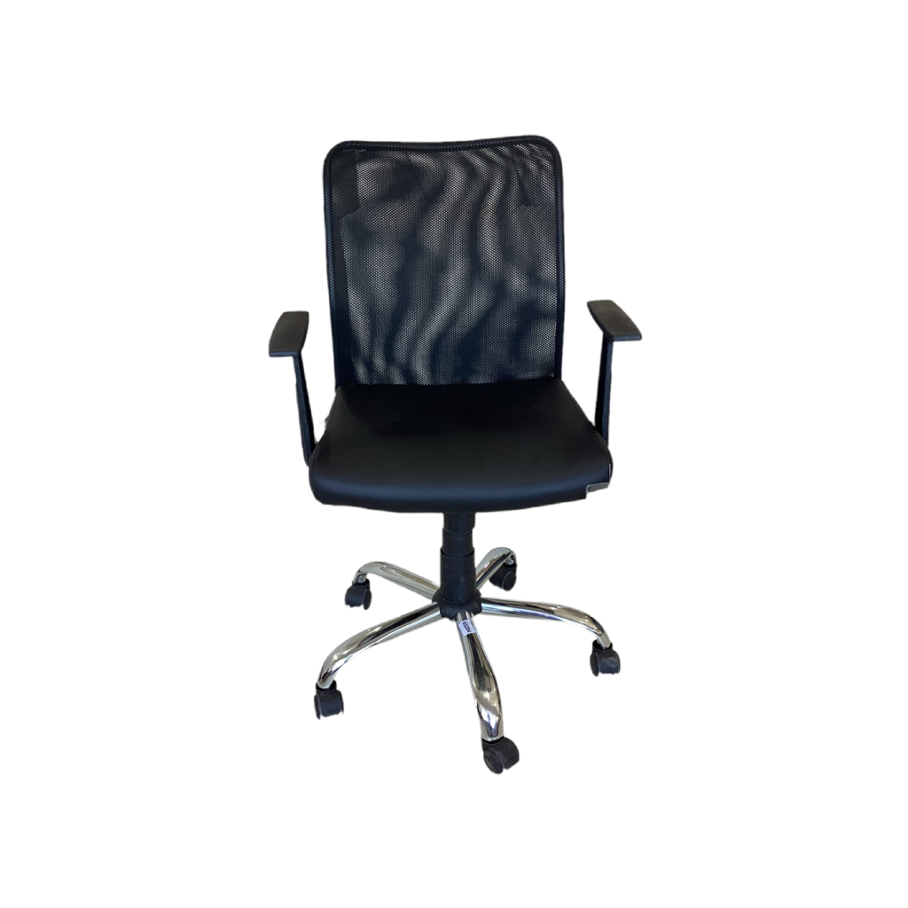 83204 (8528-12) Black Rolling Office Chair 25x20x40