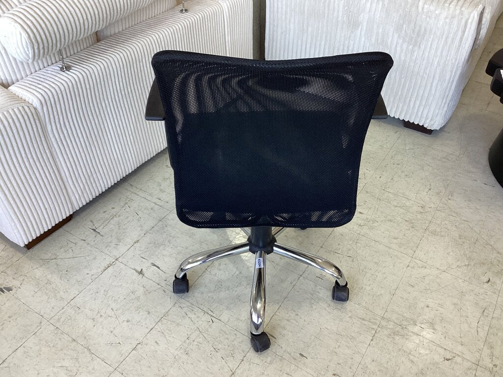 83204 (8528-12) Black Rolling Office Chair 25x20x40