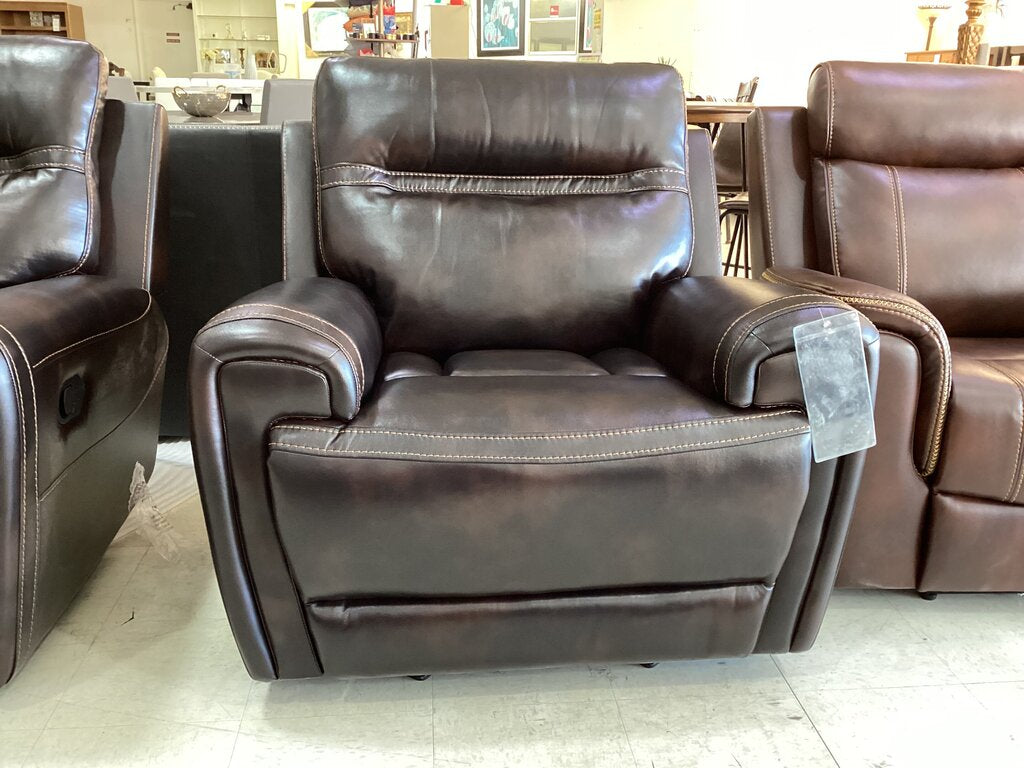 Admiral NEW Brown Glider Reclliner 42x39x41 (667322)