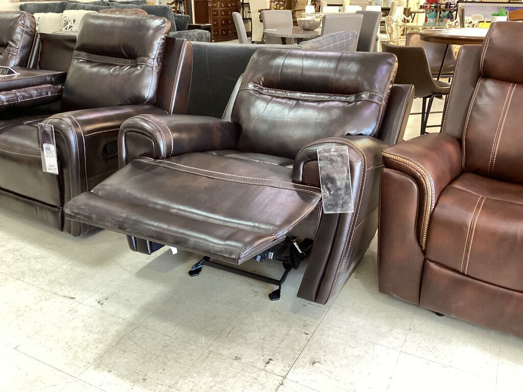 Admiral NEW Brown Glider Reclliner 42x39x41 (667322)