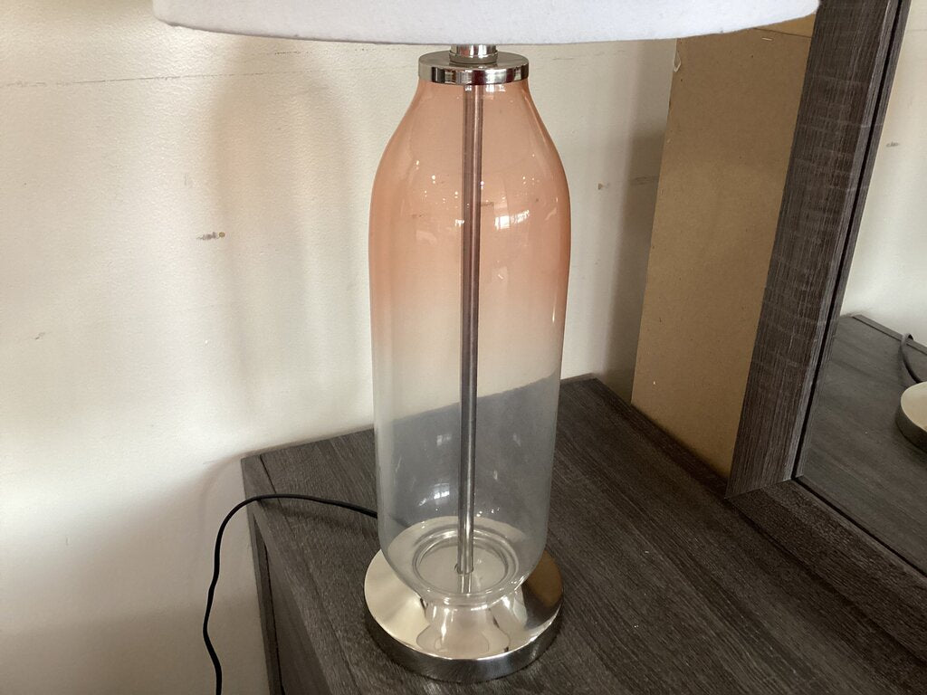 83286 Ashley Sheyla Glass 30in Table Lamp