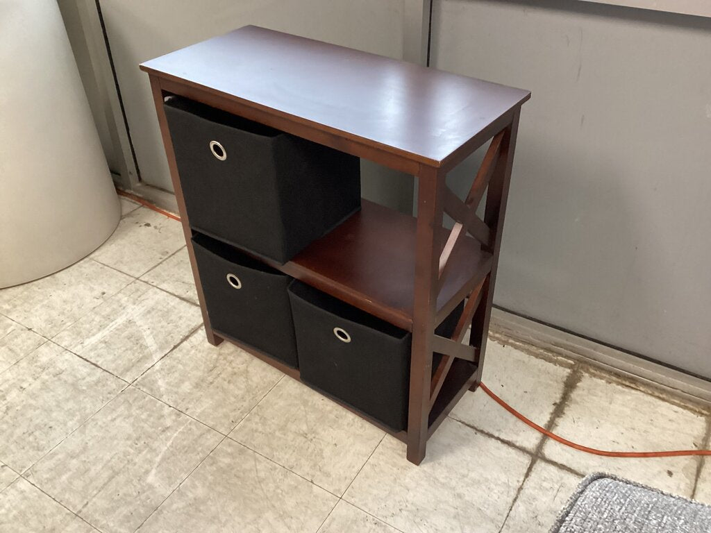 83340 - Storage Shelf w/3 Baskets 27x12x29