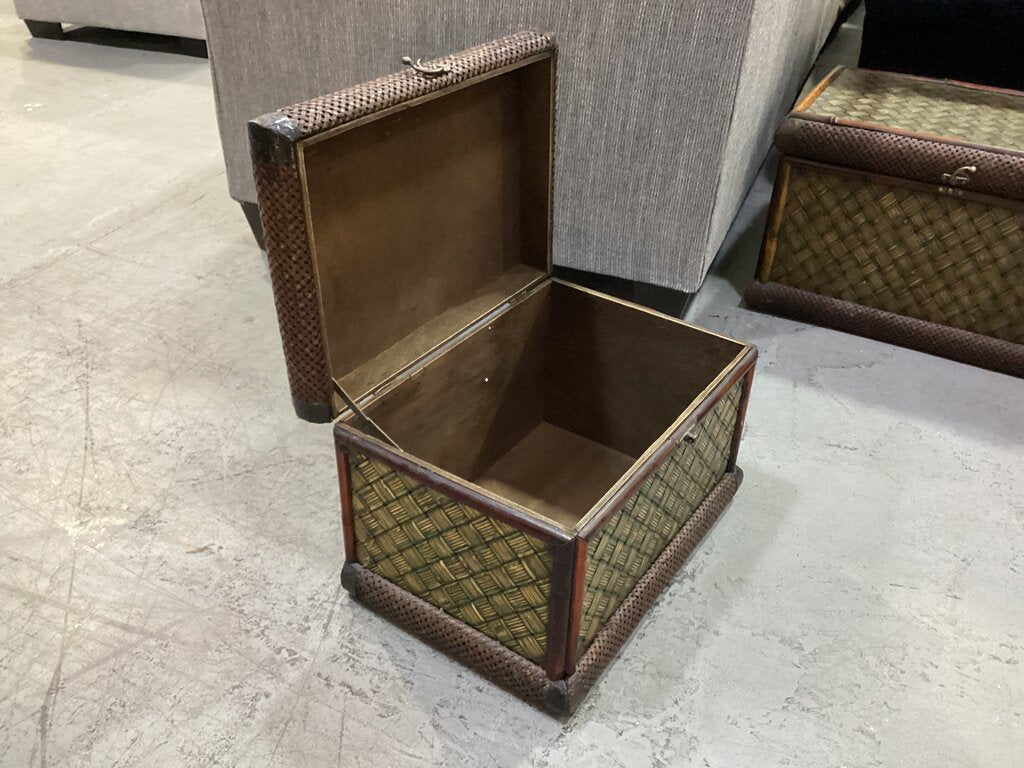 83347 - Cerulean Bay Wicker Chest 19x12x12