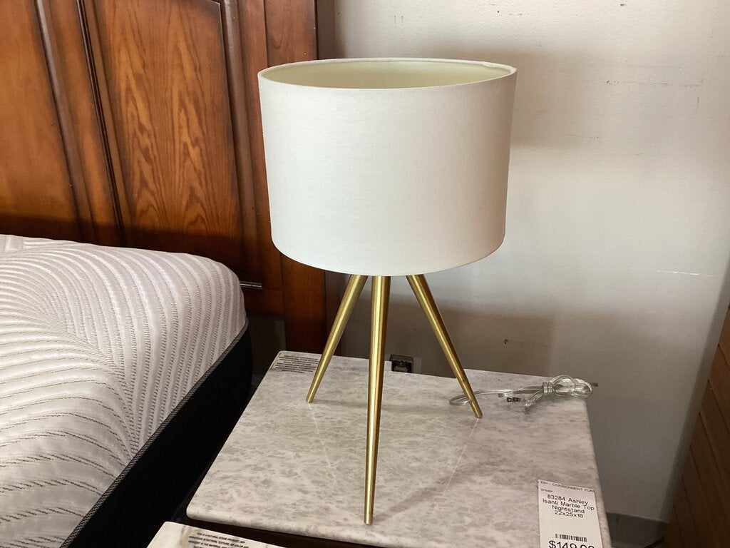83328 - Gold Tripod 22in Table Lamp