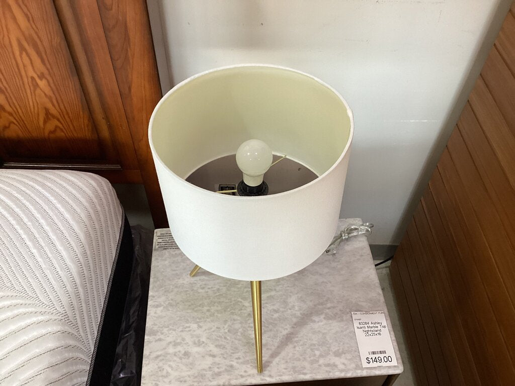 83328 - Gold Tripod 22in Table Lamp