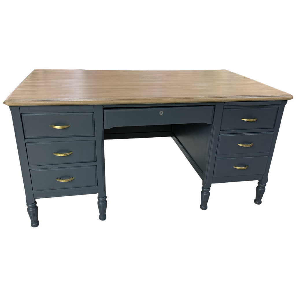 83386 - Vintage Blue Desk 60x34x30