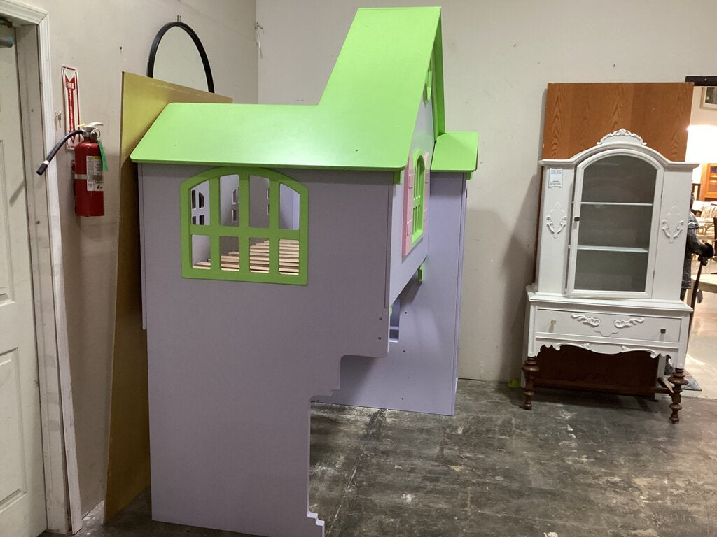 83399 - Princess Doll House Twin Loft Bed 50x82x94