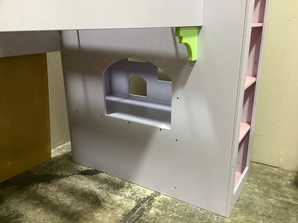 83399 - Princess Doll House Twin Loft Bed 50x82x94