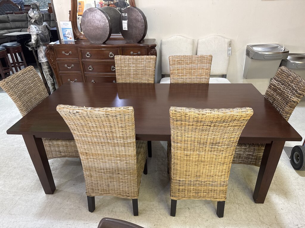 82864 - 7pc Dining Set 84x42x30