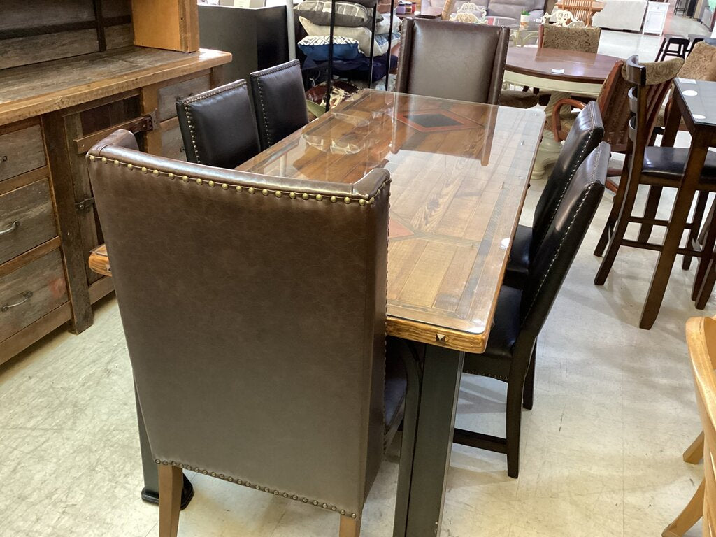 83514 - Louis Alan Design 7pc Dining 36x84x31