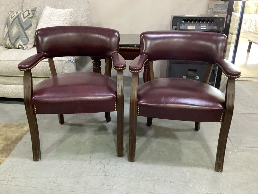 83573 Pair of Lobby Chairs 25x20x30