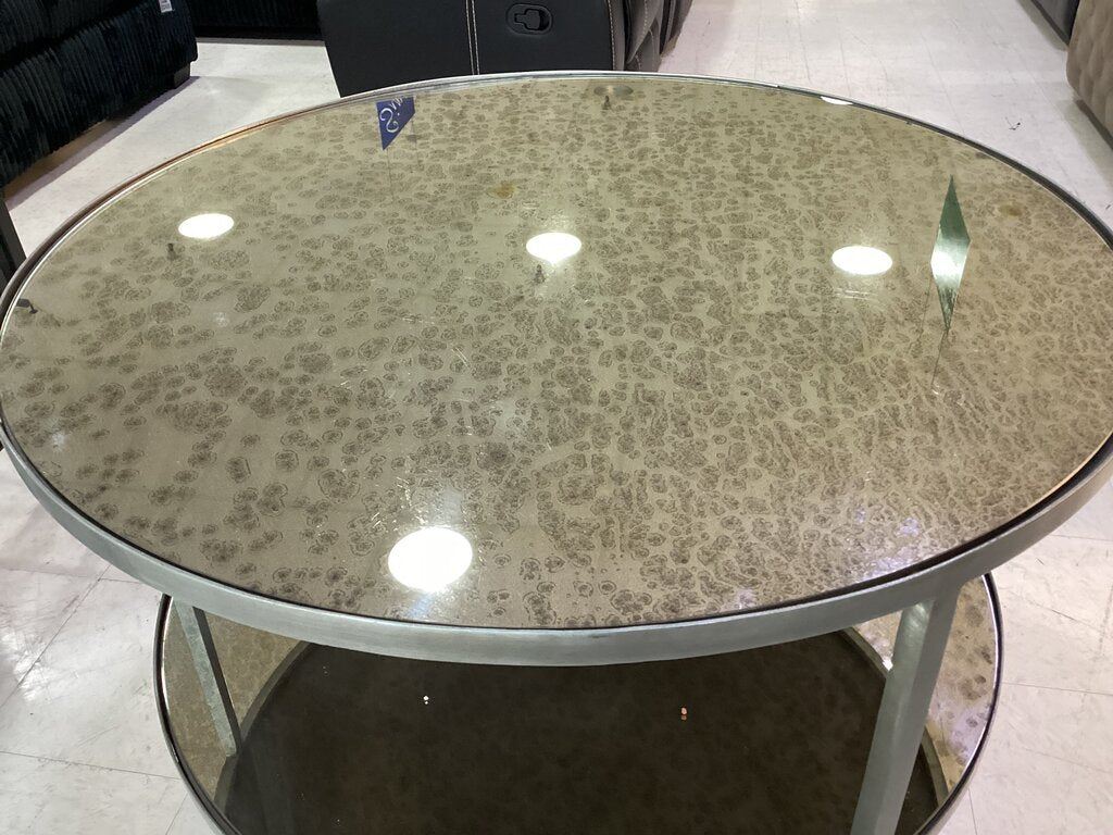 83712 - Arteriors Zinc Percy Side Table 28x28x30