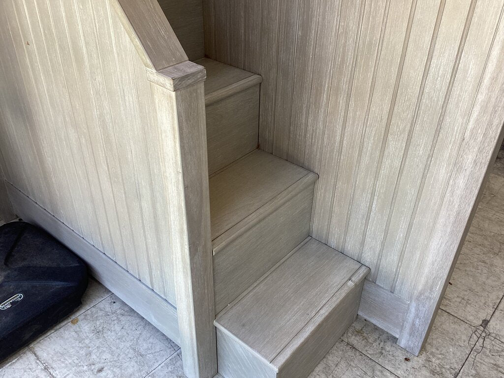 83699 (8520-1) Pottery Barn Catalina Stair Loft Bed 96x58x76