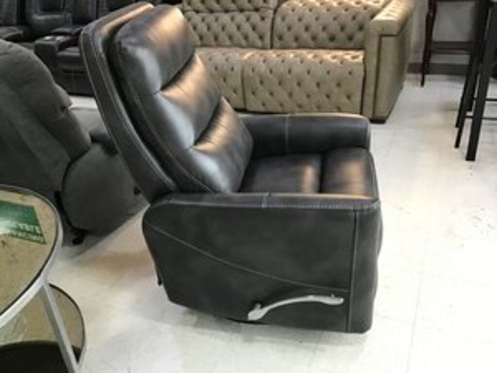 Hercules NEW Black Manual Swivel Glider Recliner 31x36x43