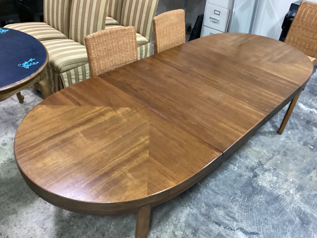 83645 - Founders MCM 7pc Oval Dining Set 40x60-80-100x29