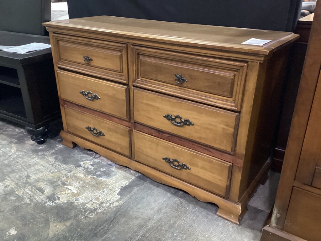 83761 (8521-4) Small 6 Drawer Dresser 50x18x31
