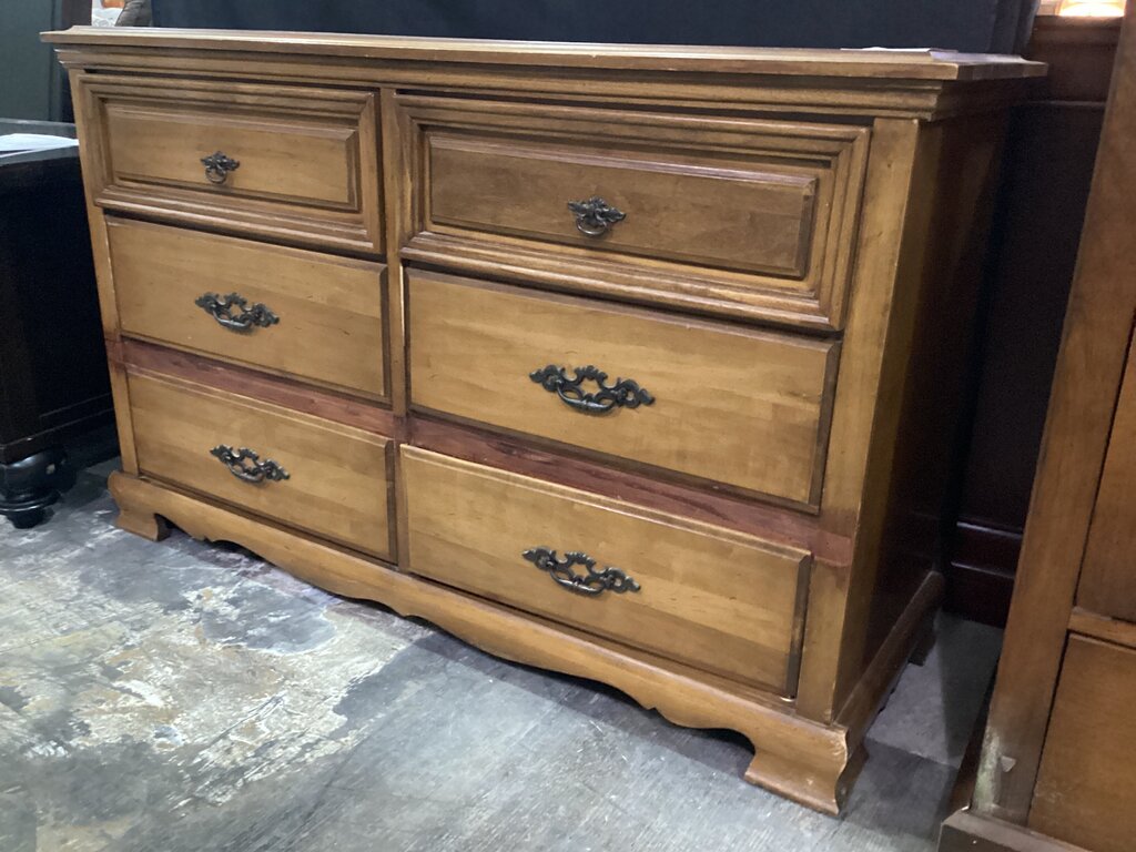 83761 (8521-4) Small 6 Drawer Dresser 50x18x31