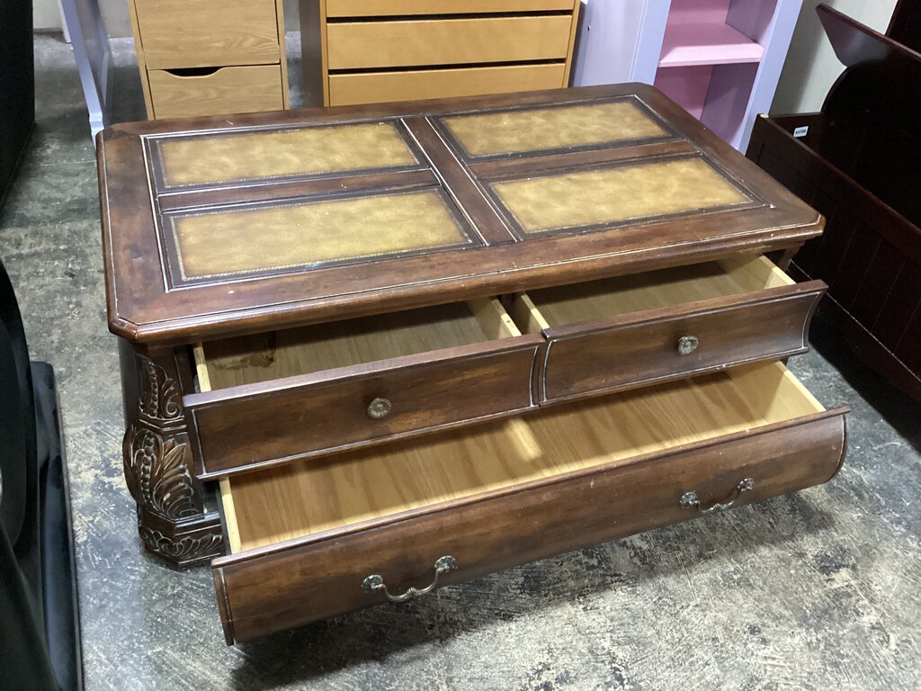 83703 - 3 Drawer Cocktail Table 48x32x20
