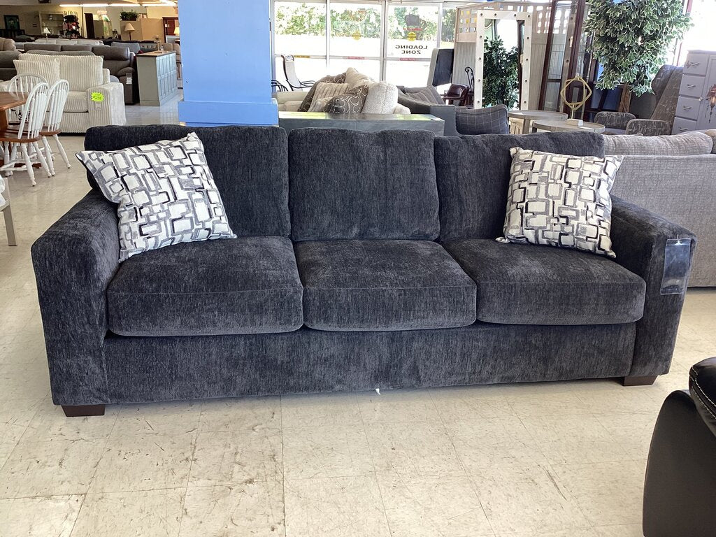 Greenland NEW Charcoal Sofa 84x36x37 (10603-2240)