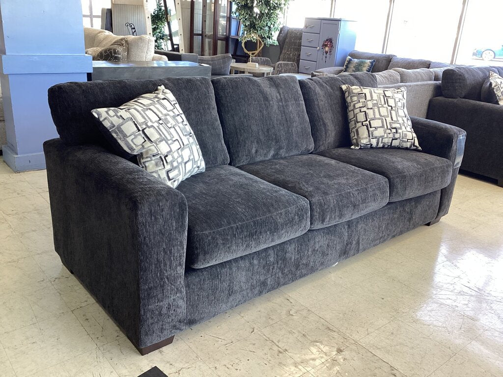 Greenland NEW Charcoal Sofa 84x36x37 (10603-2240)