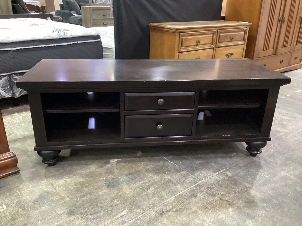 83834 - Broyhill 2 Drawer TV Stand 64x24x24