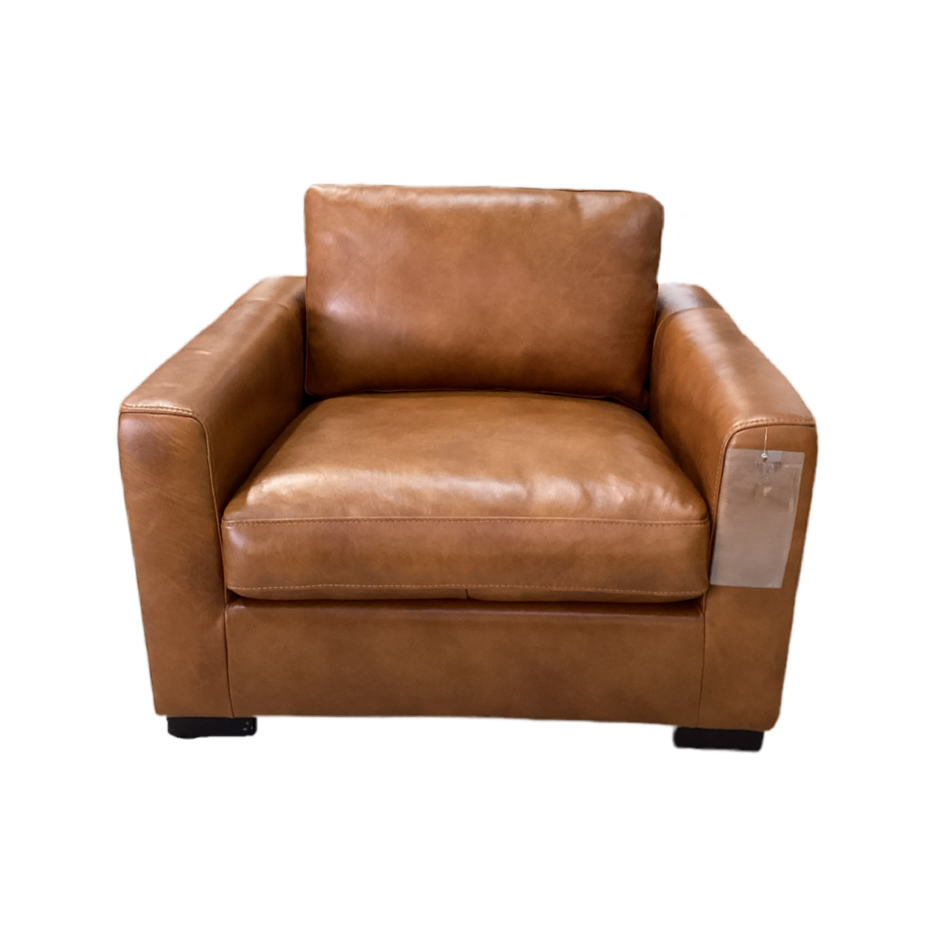 83898 - Boulevard Derrick Camel Leather Chair 47x44x31