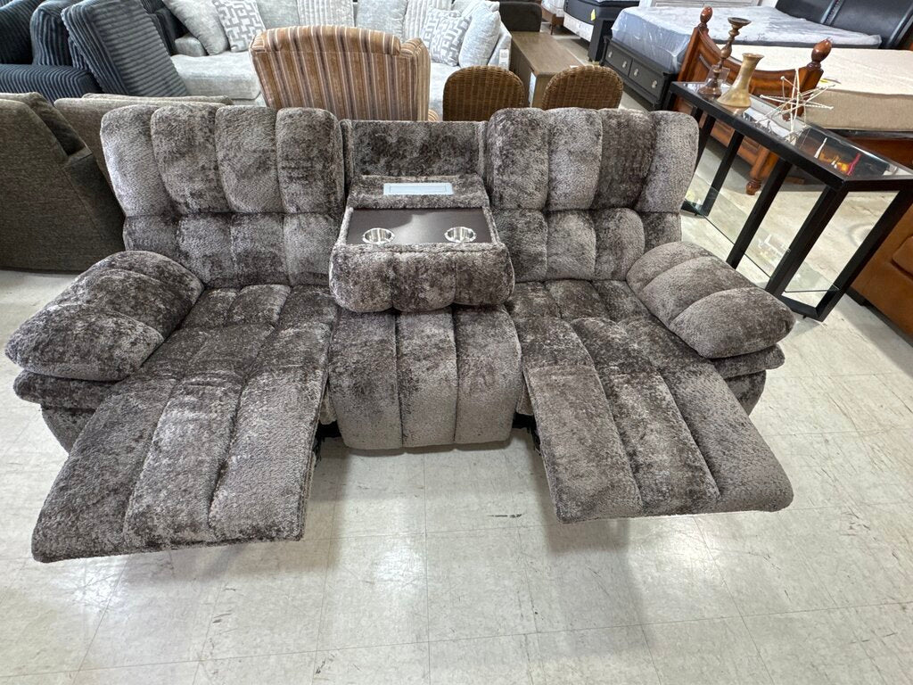Everest Chocolate NEW Motion Sofa 89x41x40 (677340)