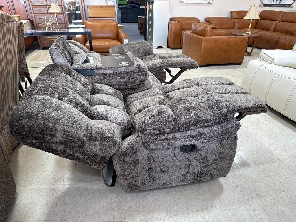 Everest Chocolate NEW Motion Sofa 89x41x40 (677340)
