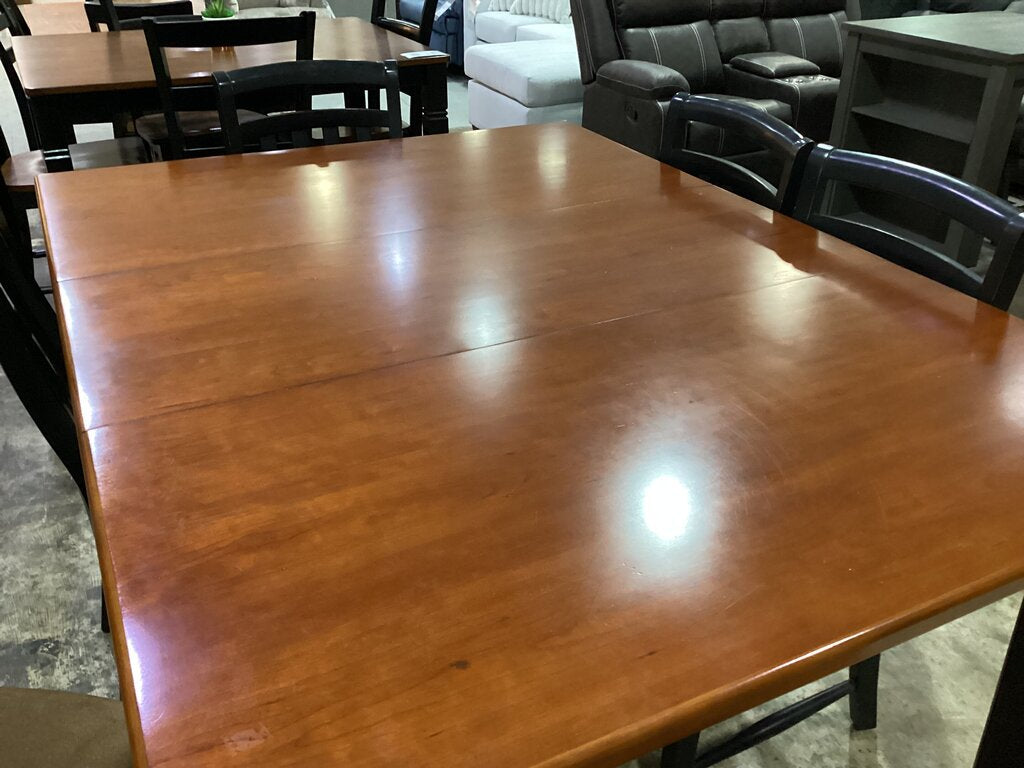83890 - Broyhill 7pc Counter Height Table w/Leaf 48x48x35