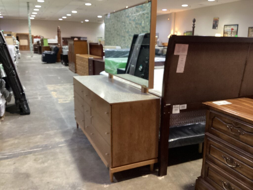 83934 - Mengel Mid Century Laminate Top Dresser 64x19x30