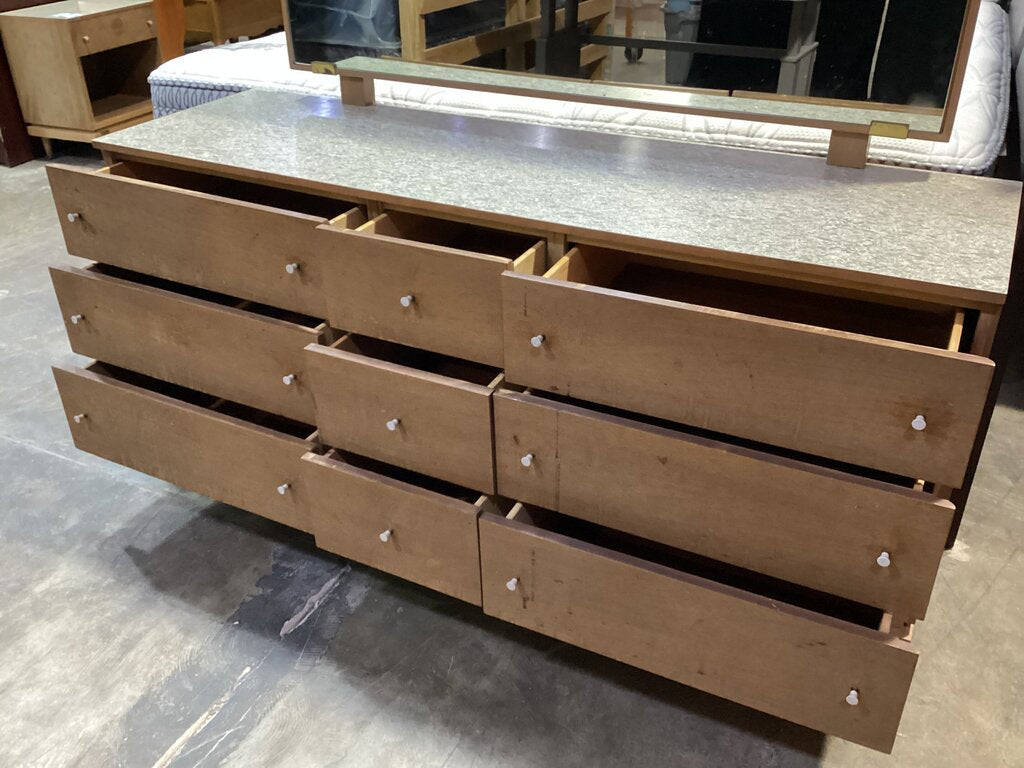 83934 - Mengel Mid Century Laminate Top Dresser 64x19x30