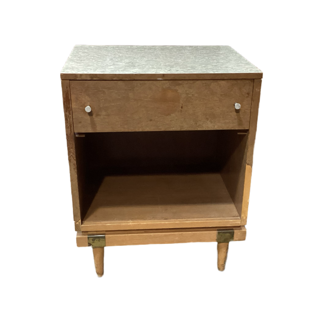 83935 - Mengel Mid Century Laminate Top Nightstand 20x16x25