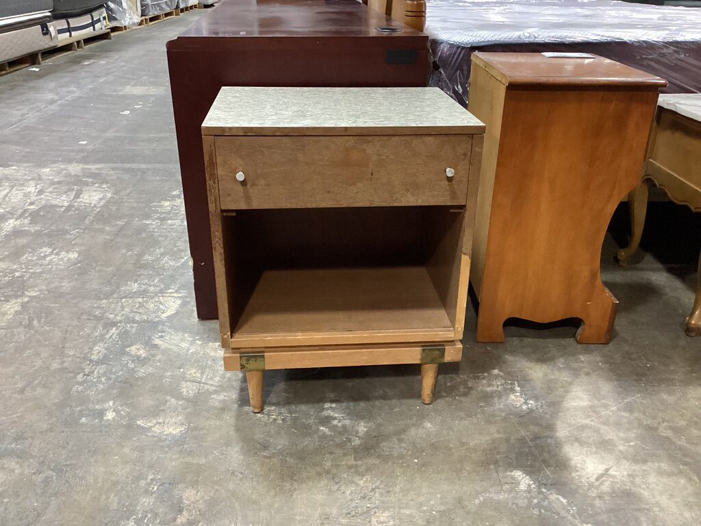 83935 - Mengel Mid Century Laminate Top Nightstand 20x16x25
