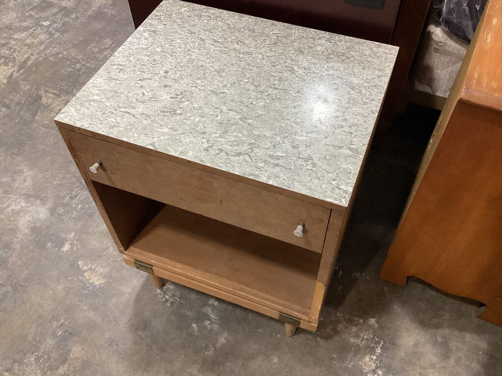83935 - Mengel Mid Century Laminate Top Nightstand 20x16x25