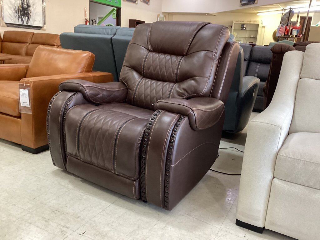 83958 - Heritage Leather Yosemite Power Recliner 42x43x43