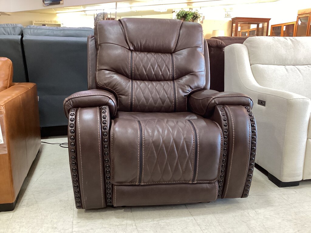 83958 - Heritage Leather Yosemite Power Recliner 42x43x43