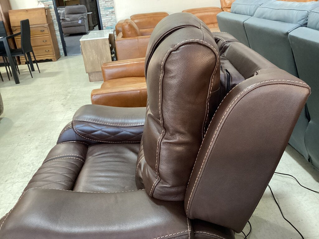 83958 - Heritage Leather Yosemite Power Recliner 42x43x43