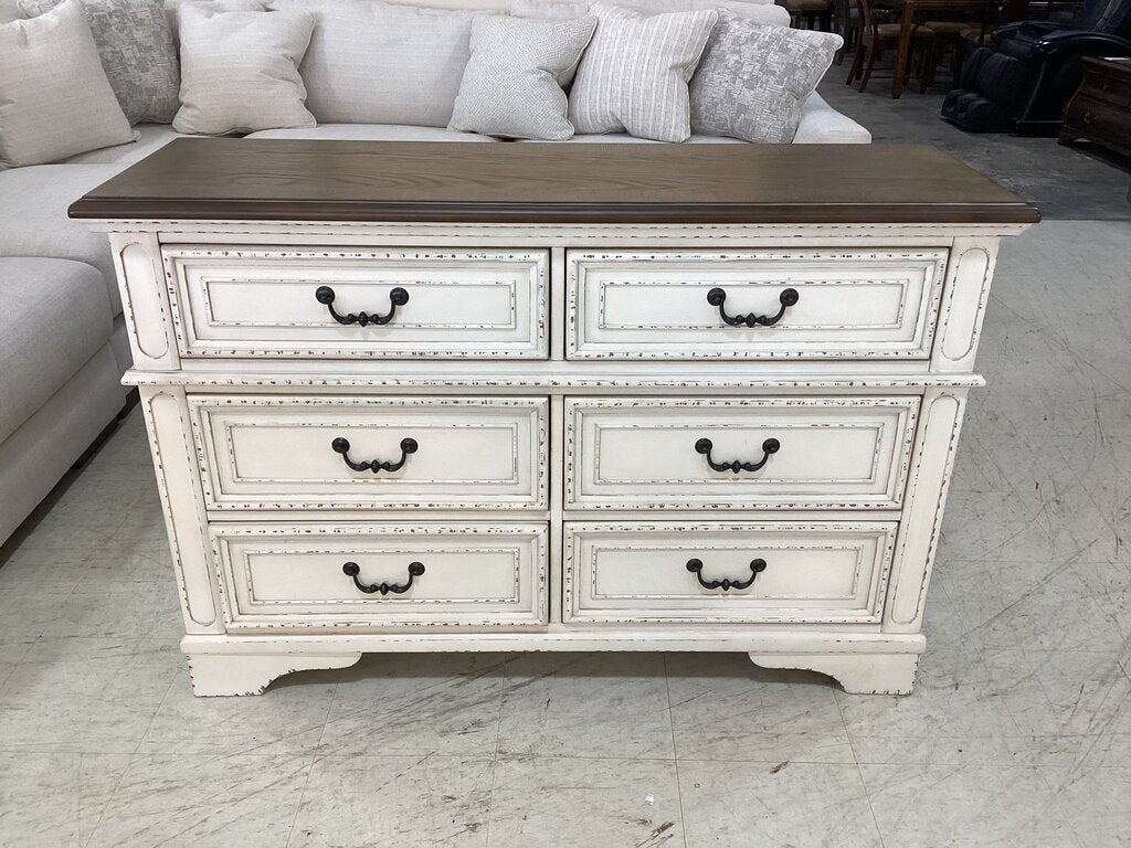 80556 - Realyn Youth 6 Drawer Dresser 54x17x36