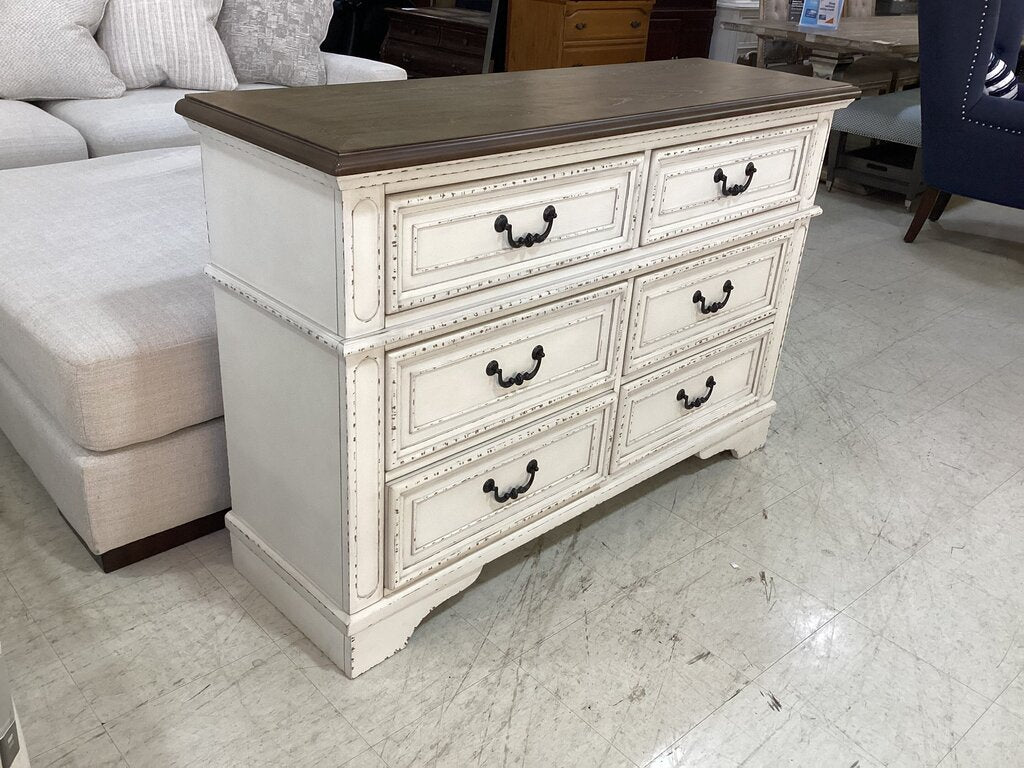 80556 - Realyn Youth 6 Drawer Dresser 54x17x36