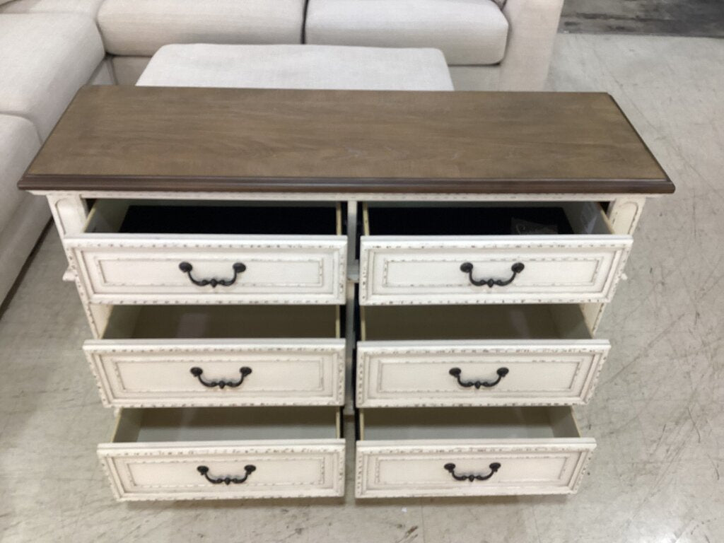 80556 - Realyn Youth 6 Drawer Dresser 54x17x36