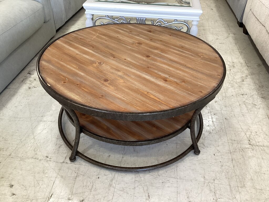 80590 - Ashley Nartina Round Cocktail Table 40x18