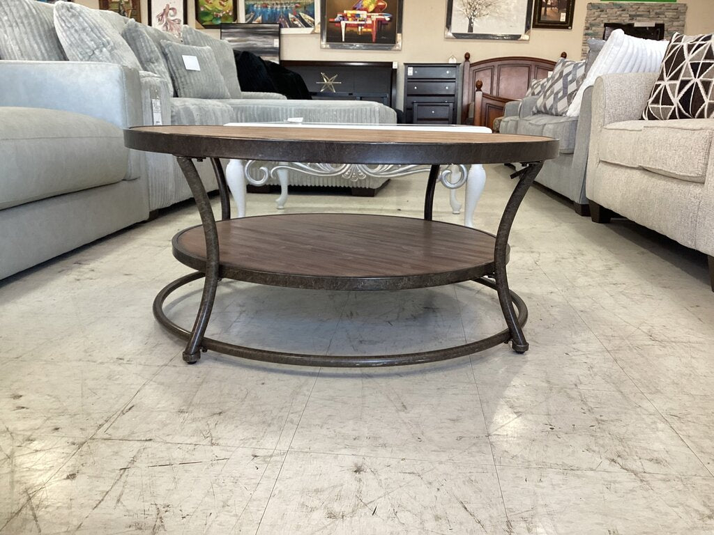 80590 - Ashley Nartina Round Cocktail Table 40x18