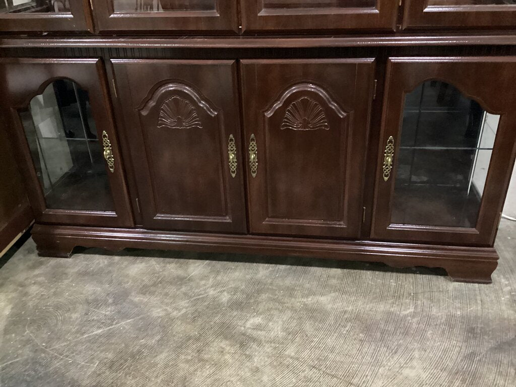 80572 - 2p China Cabinet 62x16x30-80