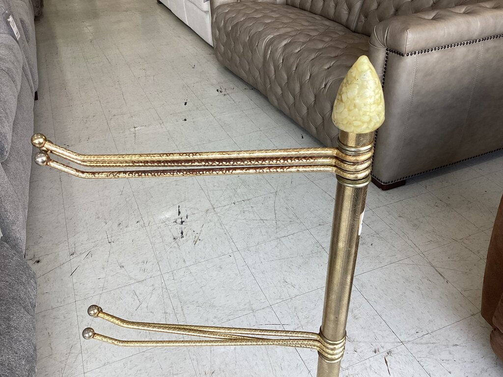 83949 Mid Century Lucite 44in Towel Scarf Rack