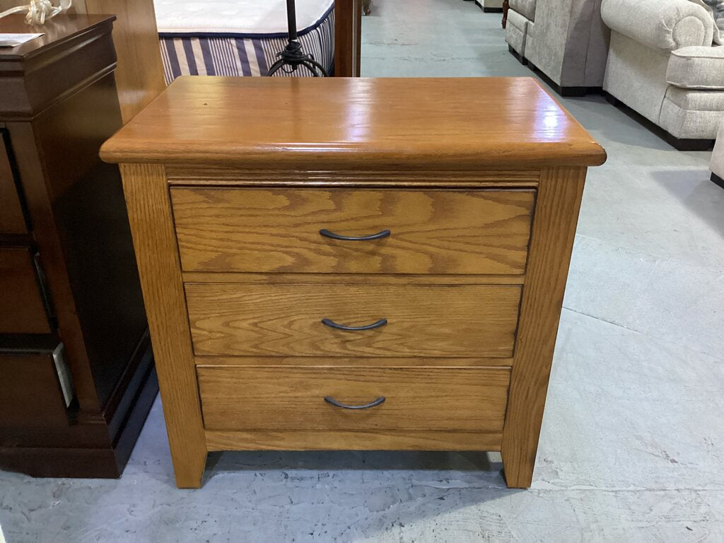 83887 - Three Drawer Nightstand 30x17x28