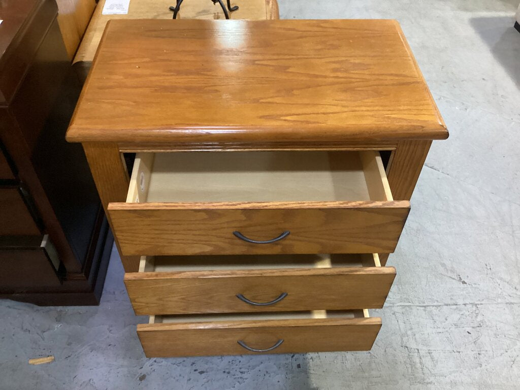 83887 - Three Drawer Nightstand 30x17x28