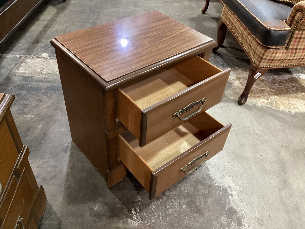83929 - Ken Mullins Pecan Nightstand 22x15x23