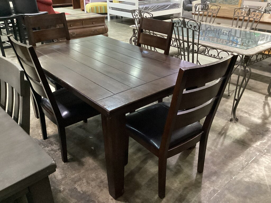 80632 - Ashley Larchmont 5pc Dining Set 64x40x30