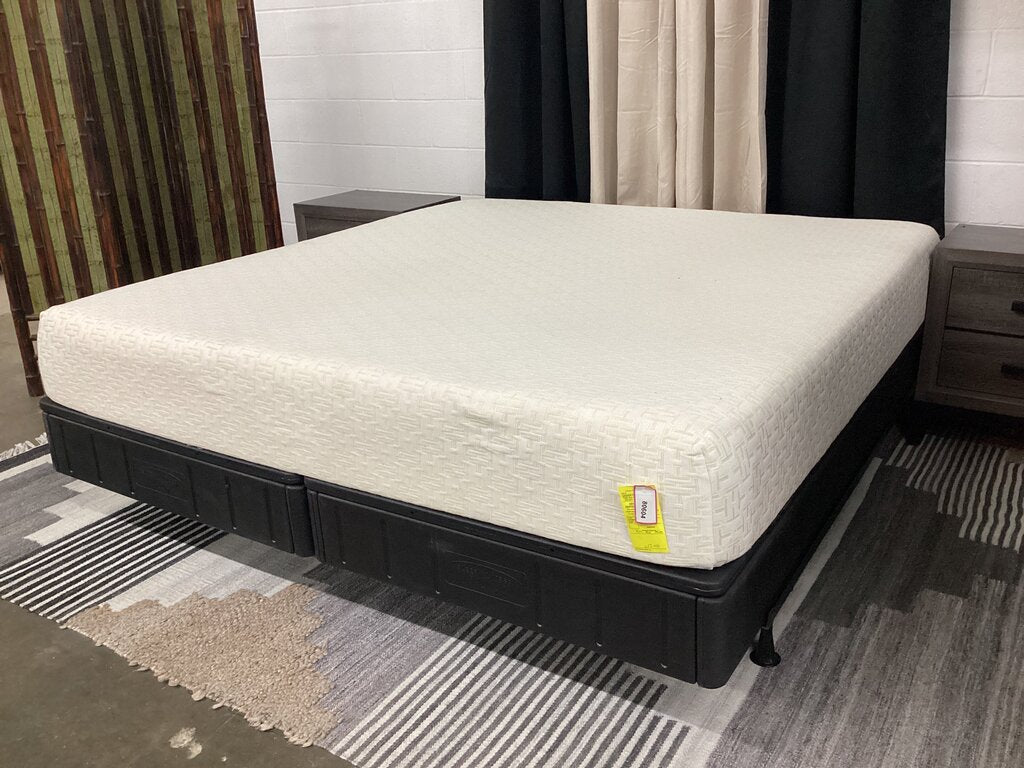 80604 - Brown Foam King Mattress